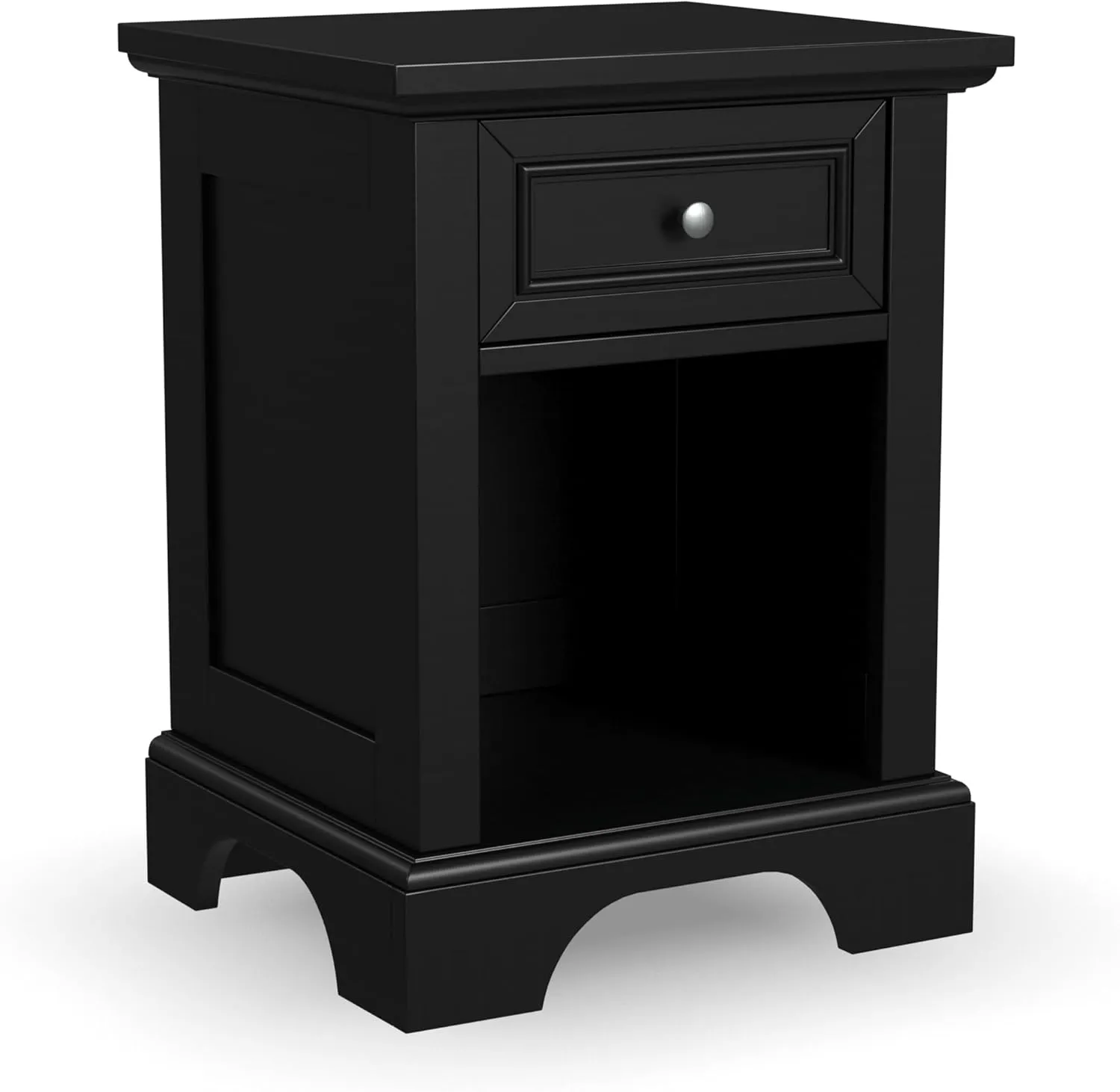 Homestyles Bedford Black Nightstand