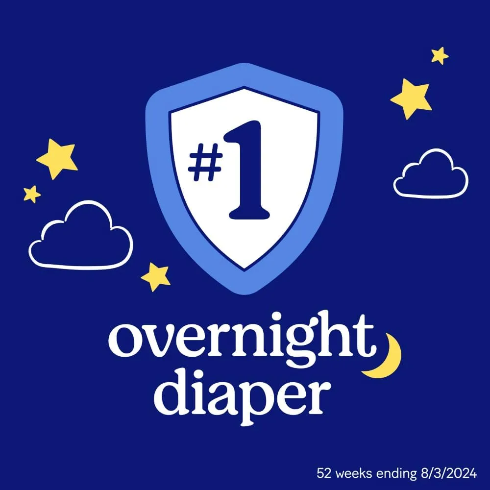 Huggies Overnites Size 3 Overnight Diapers (16-28 lbs), 66 Ct, Packaging May Vary