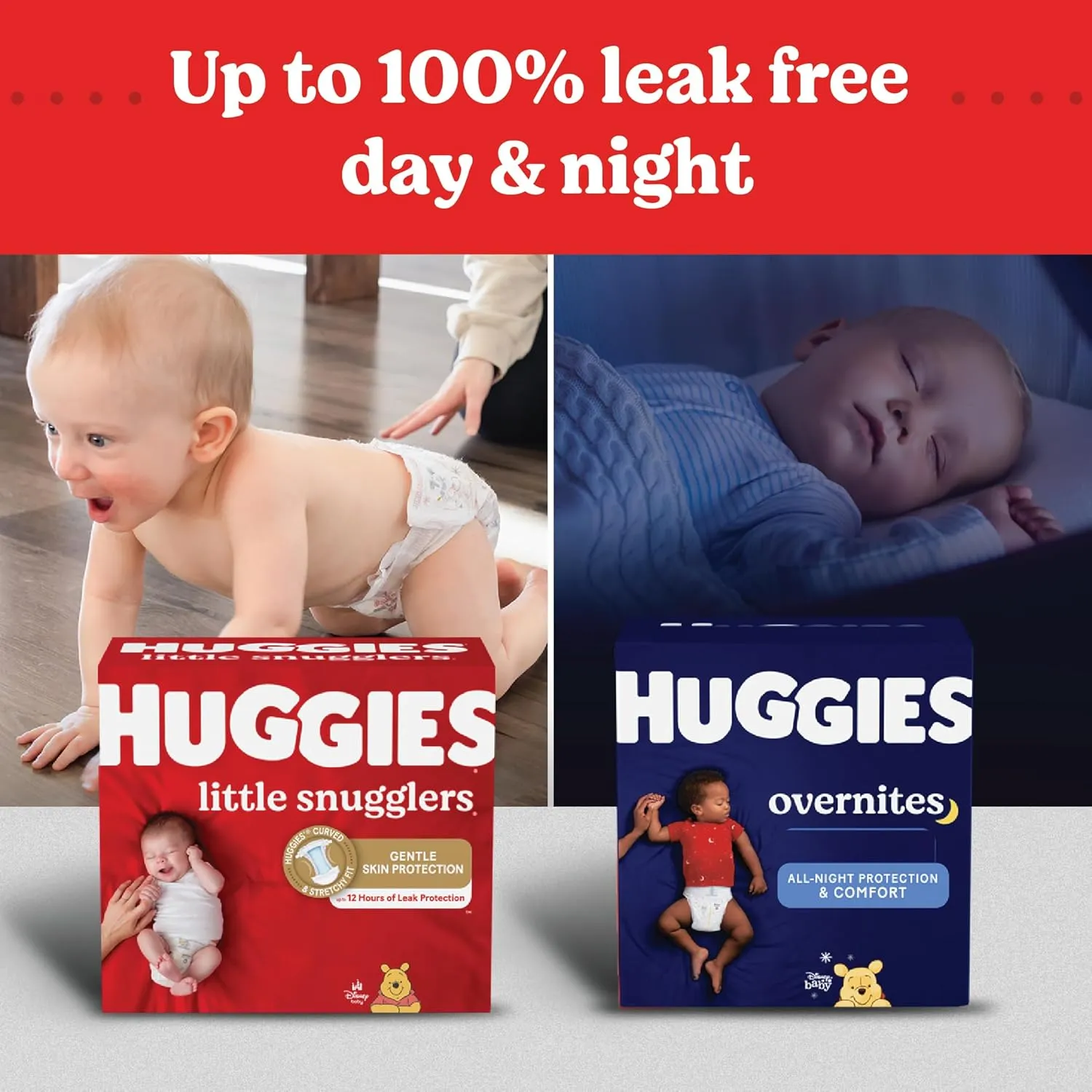 Huggies Size 3 Diapers, Little Snugglers Baby Diapers, Size 3 (16-28 lbs), 136 Count