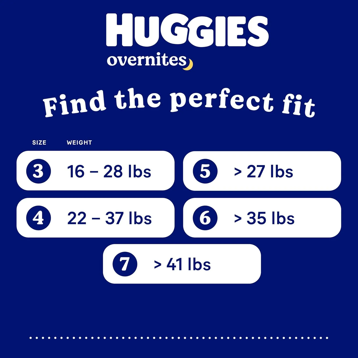 Huggies Size 4 Overnites Baby Diapers: Overnight Diapers, Size 4 (22-37 lbs), 116 Ct (2 Packs of 58), Packaging May Vary