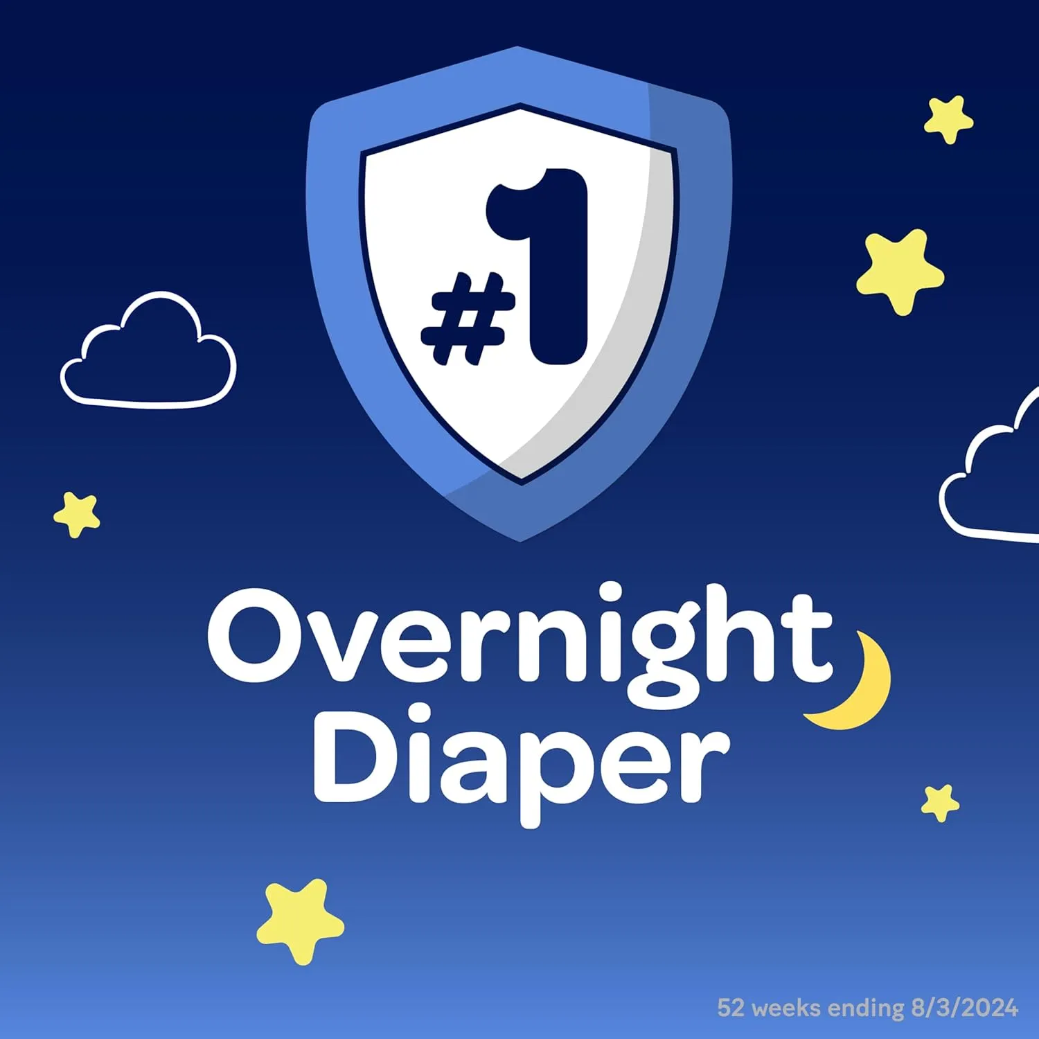 Huggies Size 4 Overnites Baby Diapers: Overnight Diapers, Size 4 (22-37 lbs), 116 Ct (2 Packs of 58), Packaging May Vary