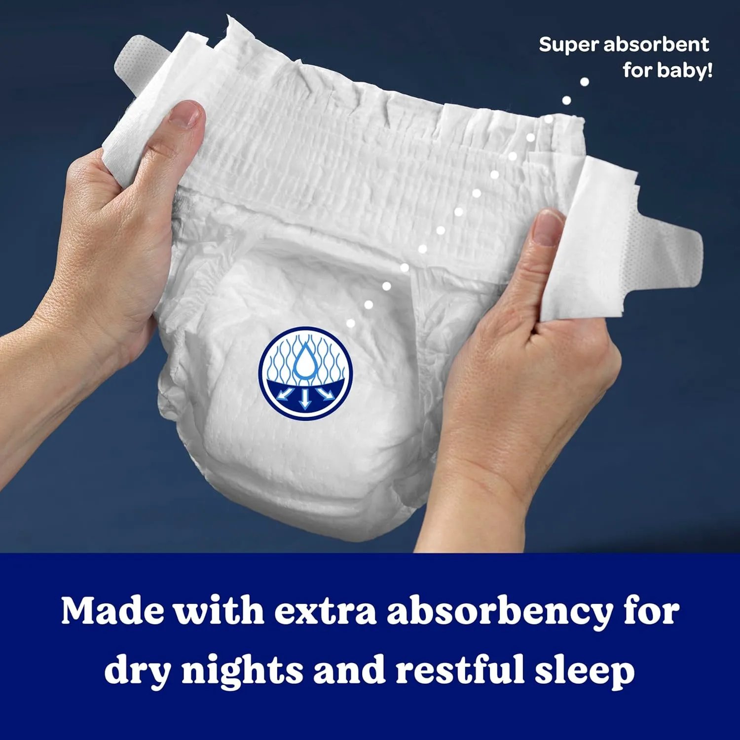 Huggies Size 4 Overnites Baby Diapers: Overnight Diapers, Size 4 (22-37 lbs), 116 Ct (2 Packs of 58), Packaging May Vary