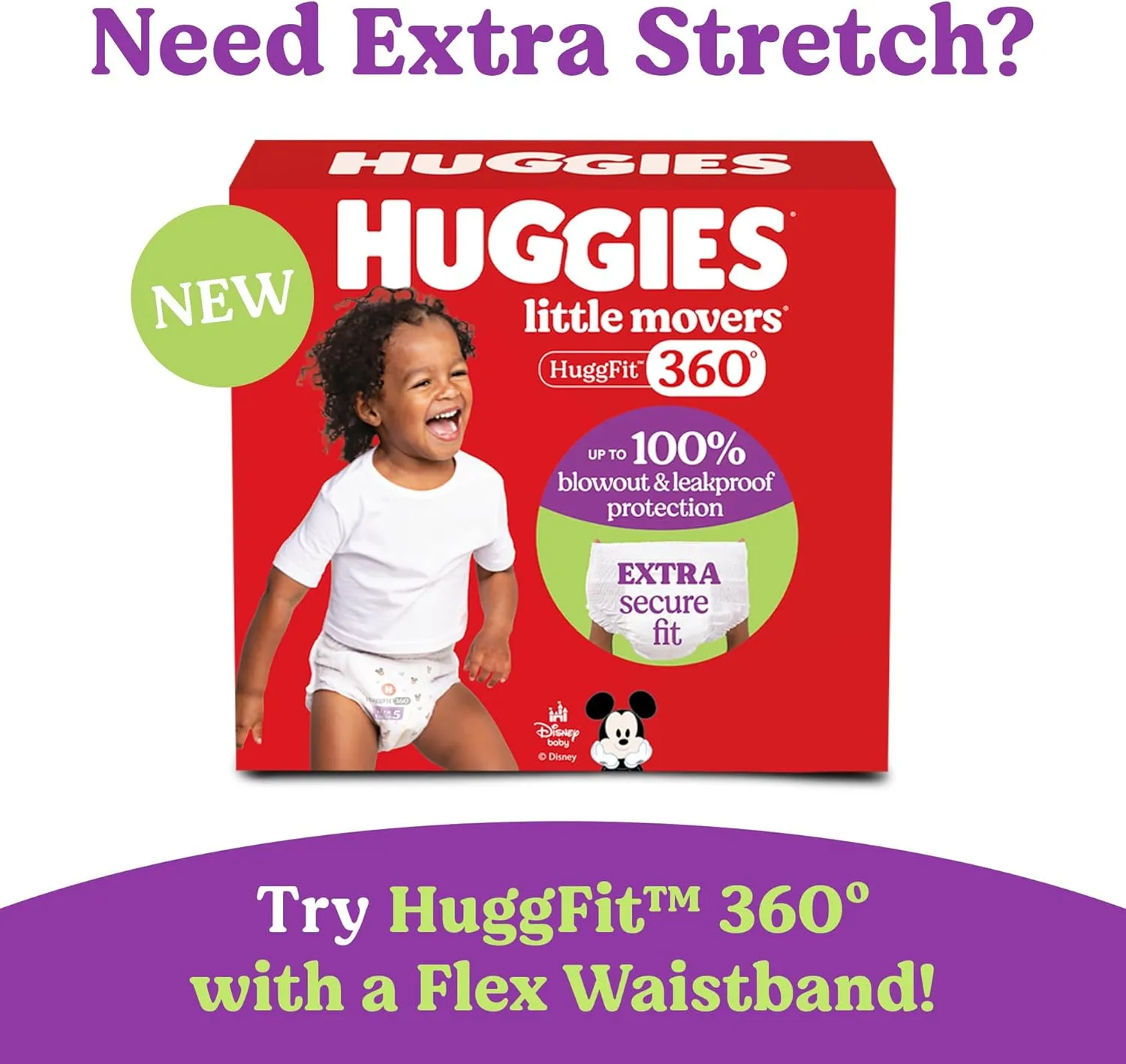Huggies Size 8 Diapers, Little Movers Baby Diapers, Size 8 (46  lbs), 76 Count, Packaging May Vary