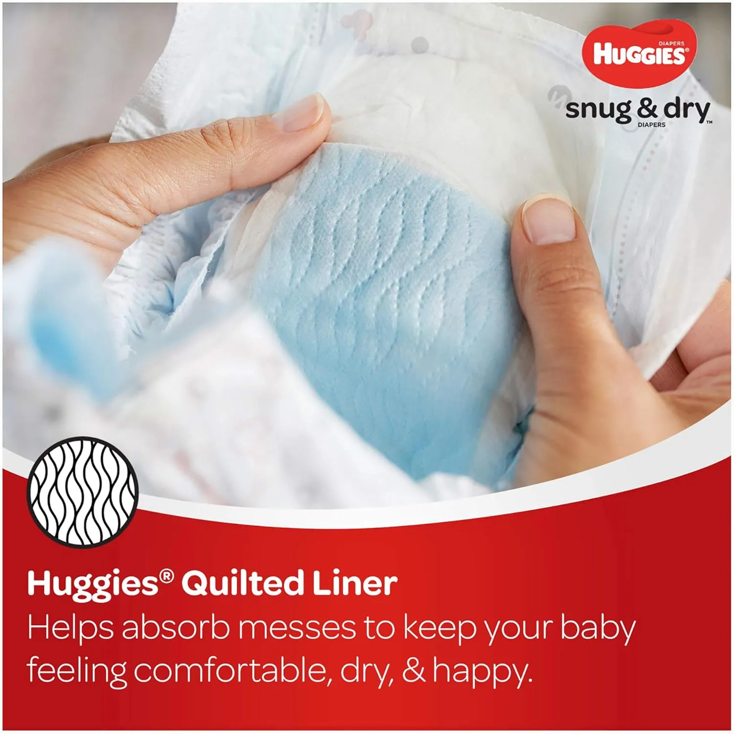Huggies Snug & Dry Baby Diapers, Size 4, 148 Ct