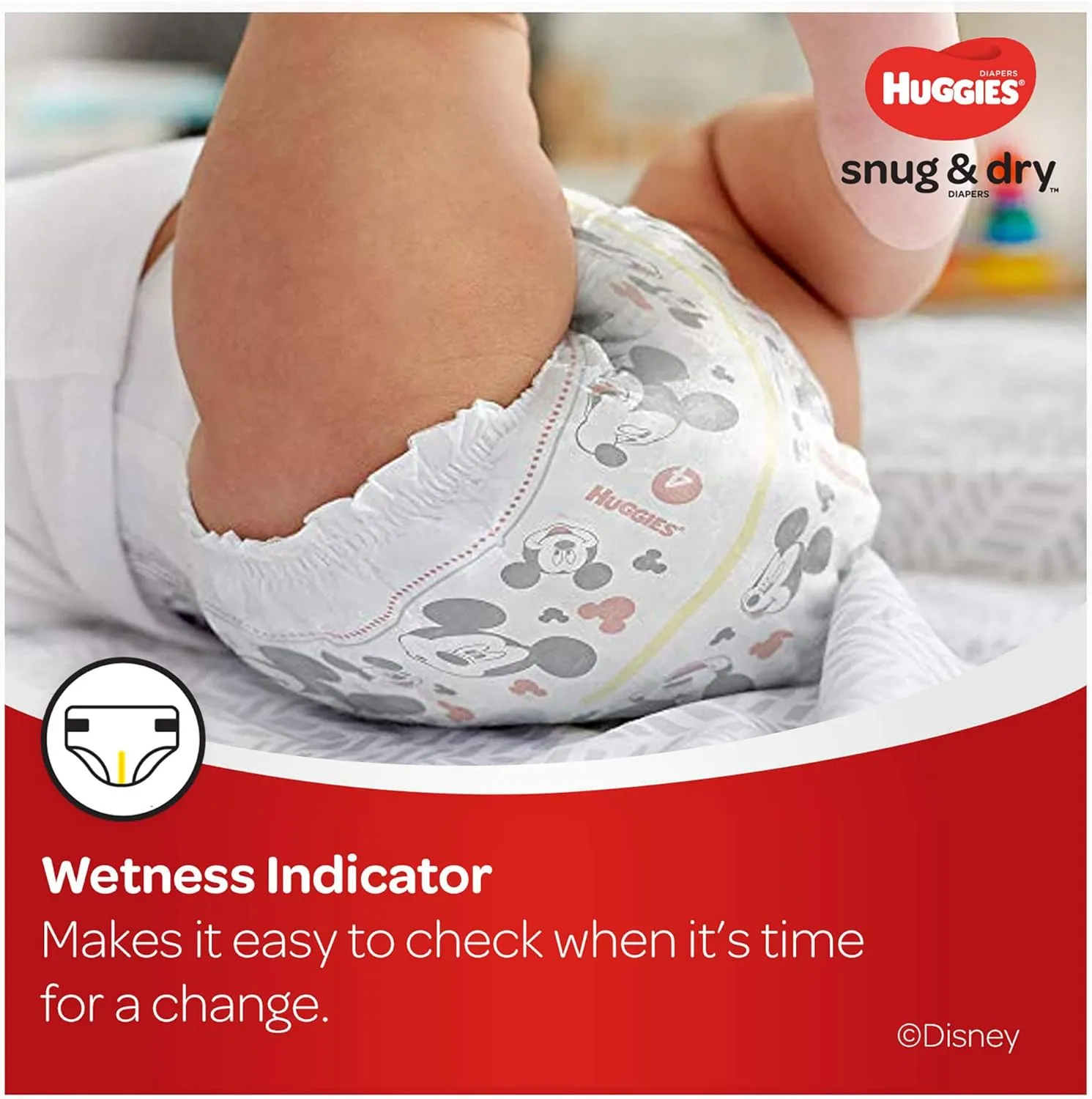 Huggies Snug & Dry Baby Diapers, Size 4, 148 Ct