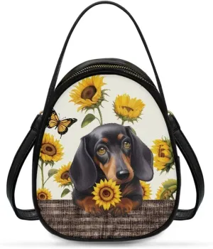 HUGS IDEA Crossbody Bags for Women Small Size Shoulder Handbags Satchel Purse with Multi Zipper Pocket