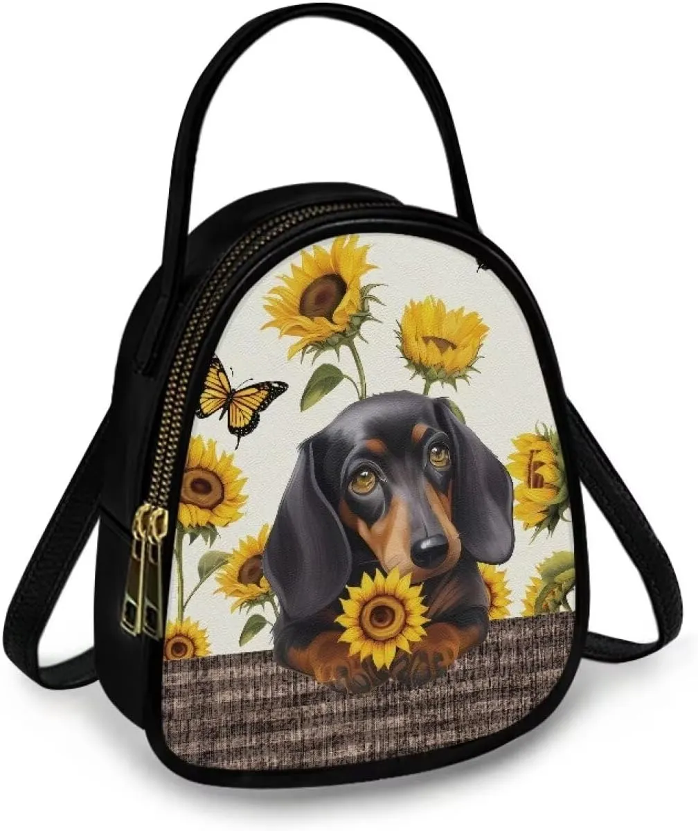 HUGS IDEA Crossbody Bags for Women Small Size Shoulder Handbags Satchel Purse with Multi Zipper Pocket