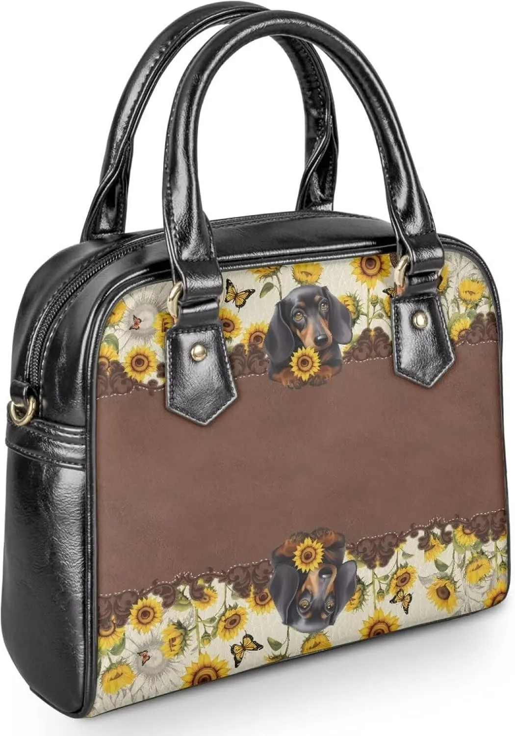HUGS IDEA Crossbody Purse for Women Hobo Bag Lady Satchel Bag for Work Travel Handbag with Top Handle