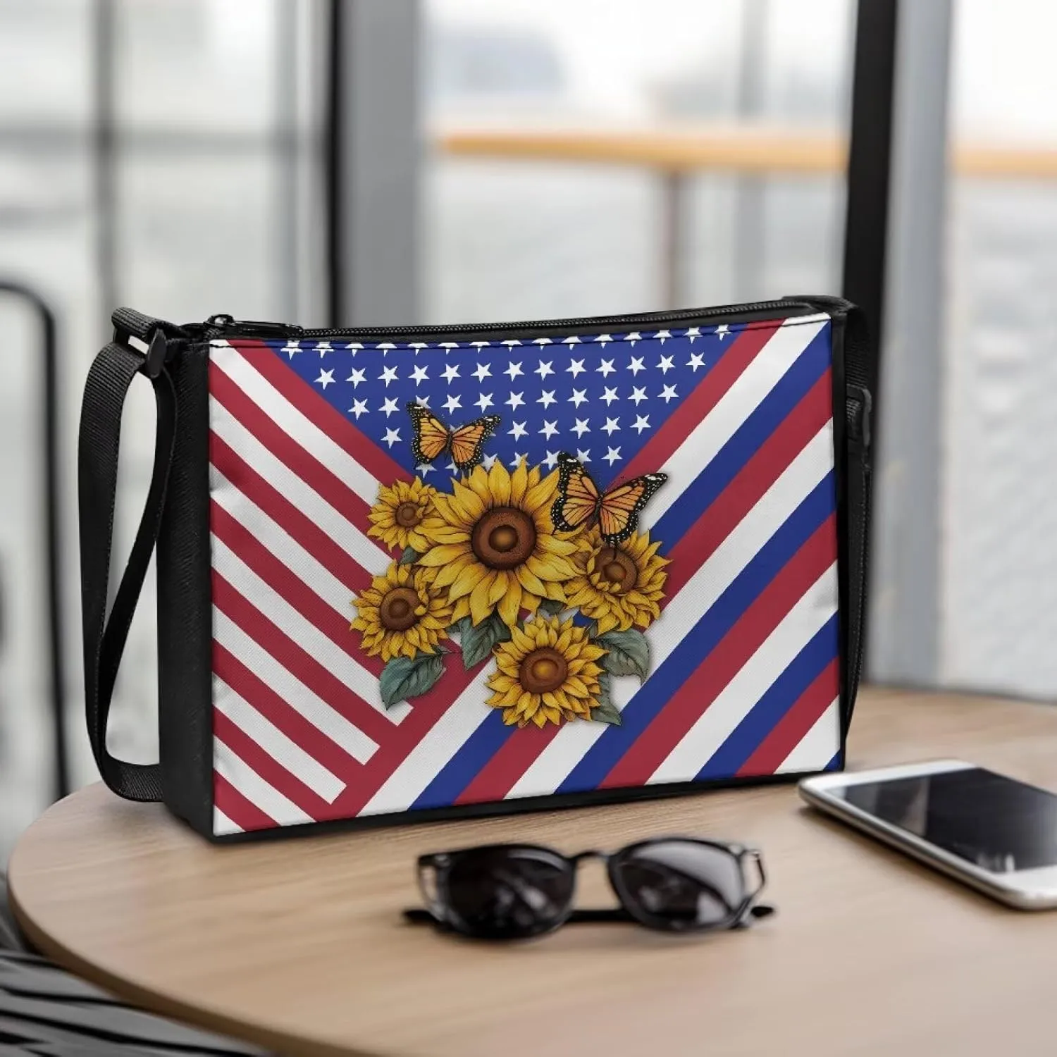 HUGS IDEA Messenger Bag for Women Crossbody Purse for Work Shoulder Handbags with Shoulder Strap