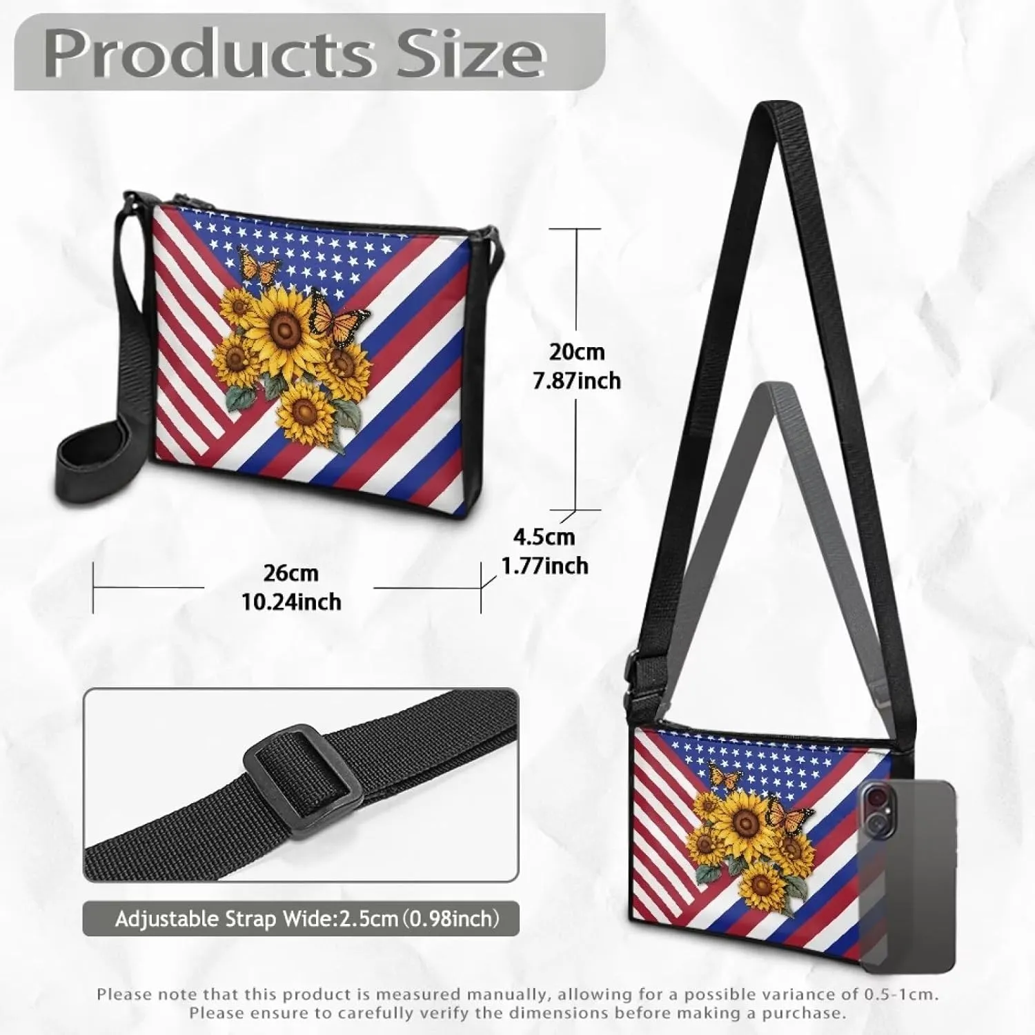 HUGS IDEA Messenger Bag for Women Crossbody Purse for Work Shoulder Handbags with Shoulder Strap