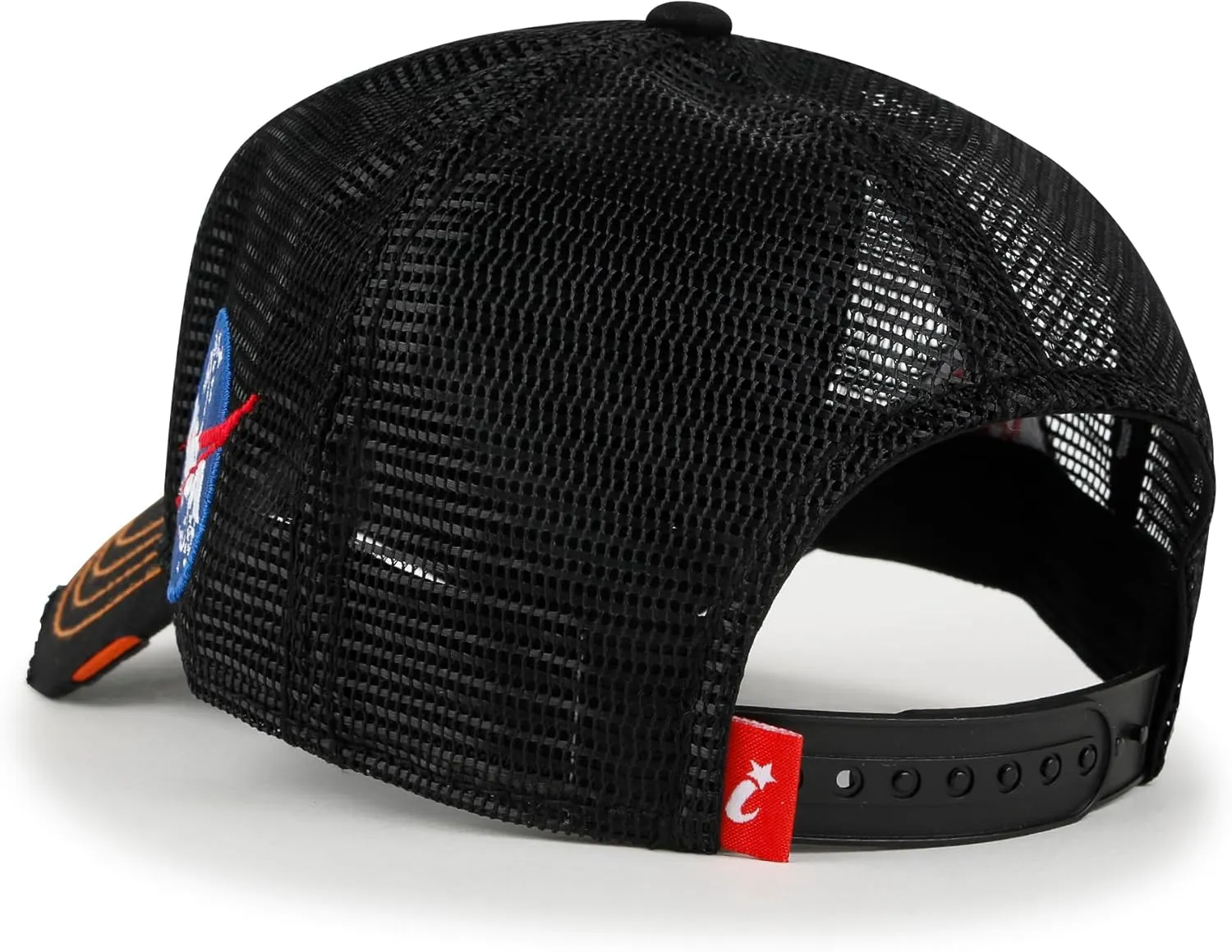 ililily Premium NASA Worm Logo Embroidery Structured Baseball Cap
