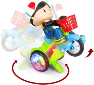 IMIKEYA Creative Tricycle Toy Intelligent Design for Boys Multi-Functional Ride Led Lights No Battery Required