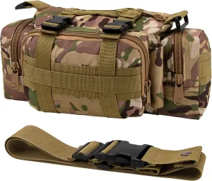 IronSeals Molle Tactical Sport Duffle Bag Water Resistant Deployment Bag (#1)