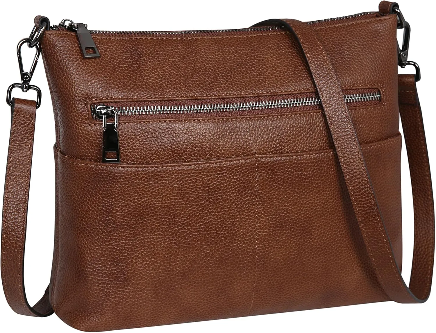 Iswee Retro Leather Purses Fashion Designer Handbags Cross Body Bag