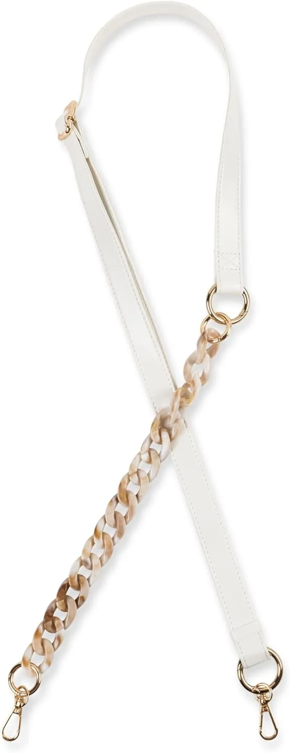 Ivory Crossbody with Detachable Nora Beige Marble Wristlet – Functional, Stylish Accessory for Phone, Wallet & Essentials – Versatile & Compact