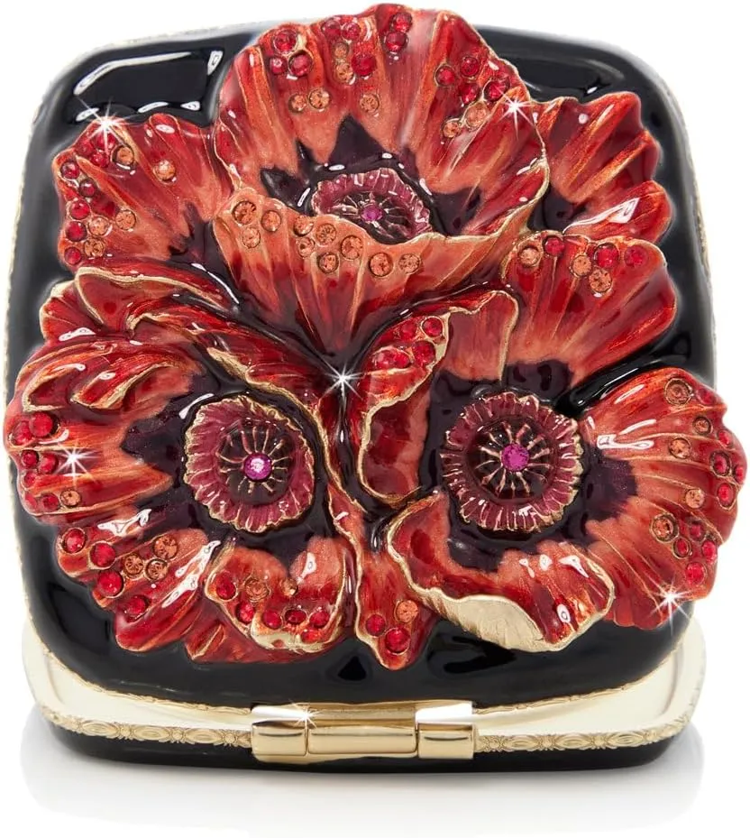 Jay Strongwater Freya Poppy Compact - SCB8089-256
