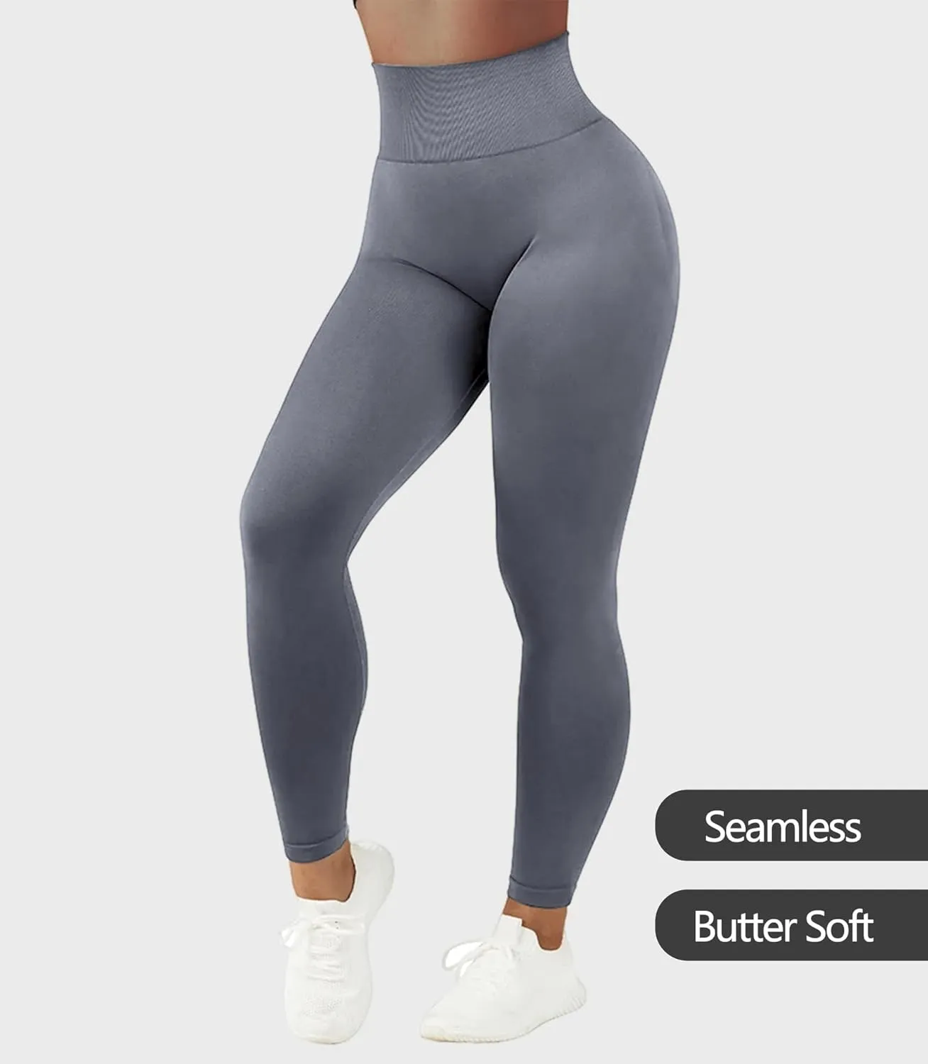 JGS1996 Hidden Scrunch Butt Lifting Leggings for Women Tummy Control High Waisted Workout Gym Seamless Impact Yoga Pants