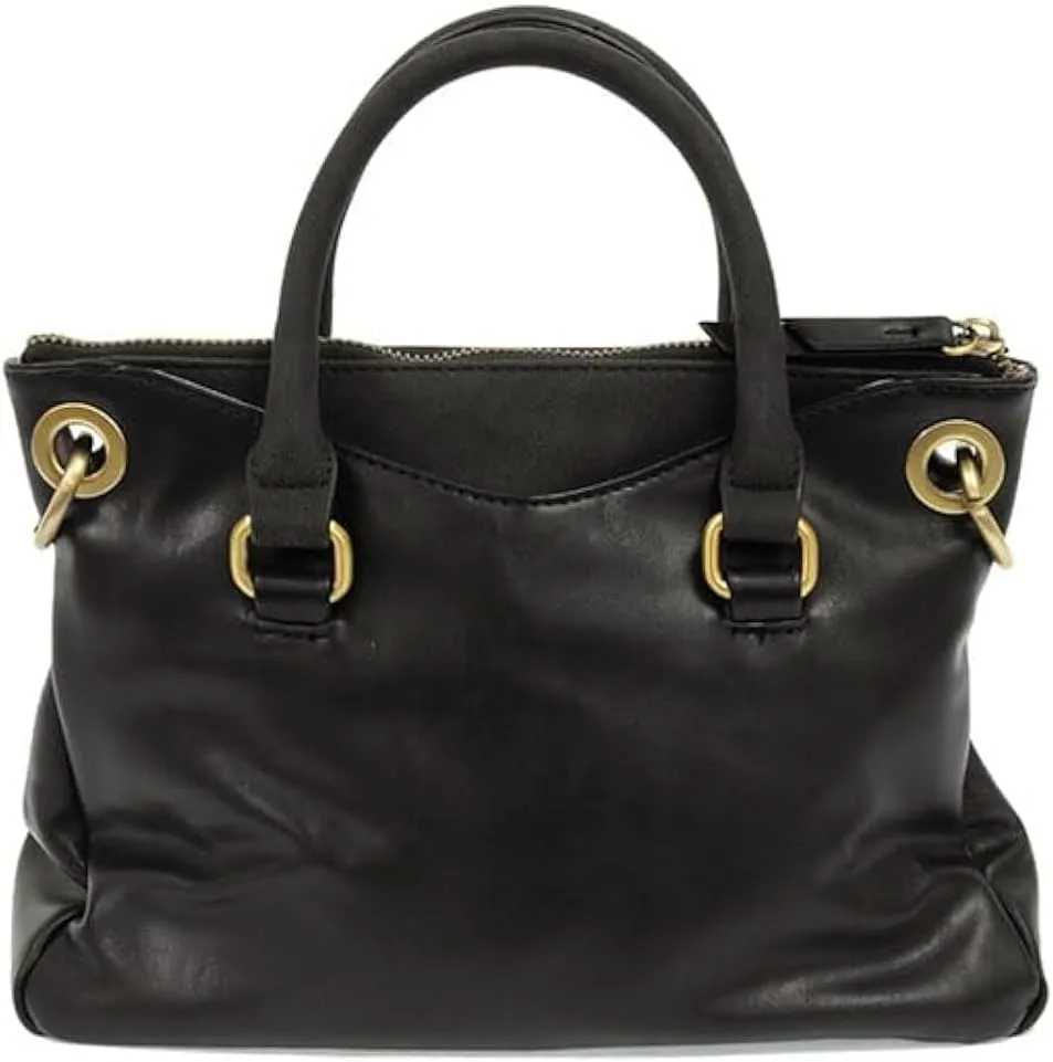 Joy Susan Stella Mini Convertible Satchel Suede Trim
