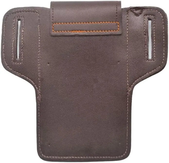 JSEIAJB Microfiber Leather Mobile Phone Bag Men's Pocket Running Outdoor Construction site Work wear Belt Hanging Key