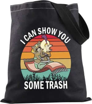 JXGZSO Raccoon Possum Shoulder Bag I Can Show You Some Trash Tote Bag Raccoon Lover Gift Possum Lover Gift