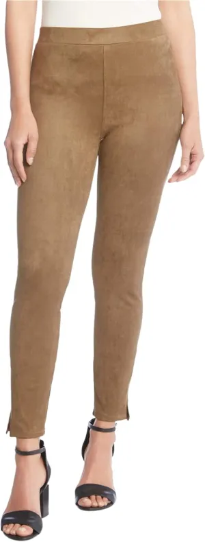 Karen Kane Women's Faux Suede Slit-Hem Pant
