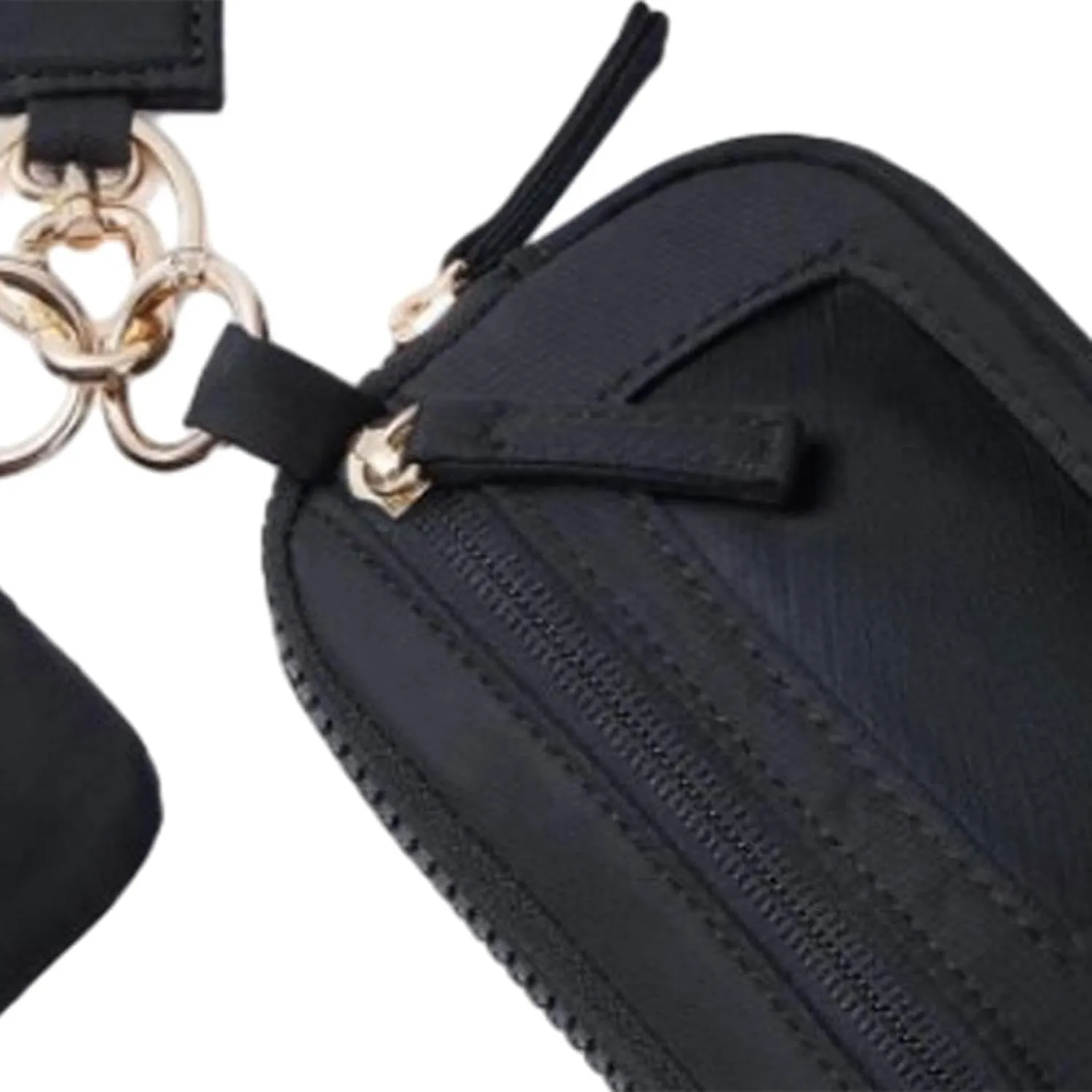 Keychain Wristlet Wallet Small Wallet with Keyring Portable Trendy Women Men Purse for Valentines Gift Backpacking Traveling