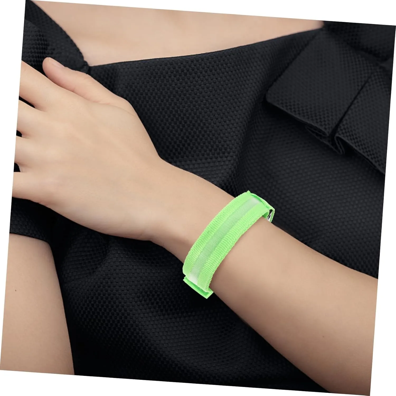 Kisangel LED Glowing Armbands for Night Running Lightweight Safety Warning Straps with Lighting Modes for Jogging