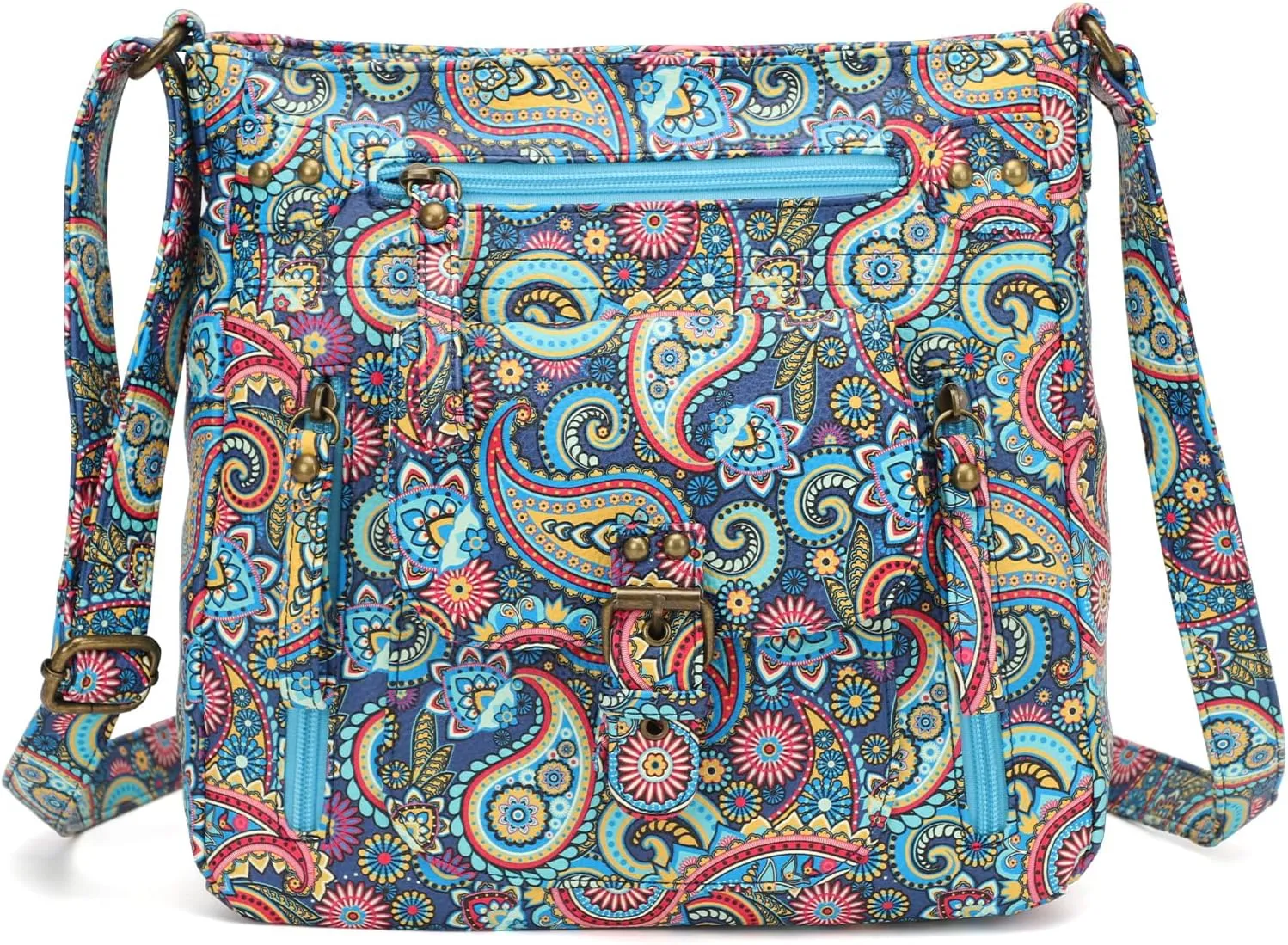 KL928 Crossbody Bags for Women, Multi Pocket Shoulder Bags, Medium PU Leather Cross Body Purses