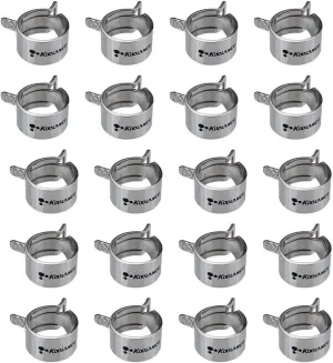 Koolance Hose Clamp for OD 16mm (5/8"), Nickel, 20-pack