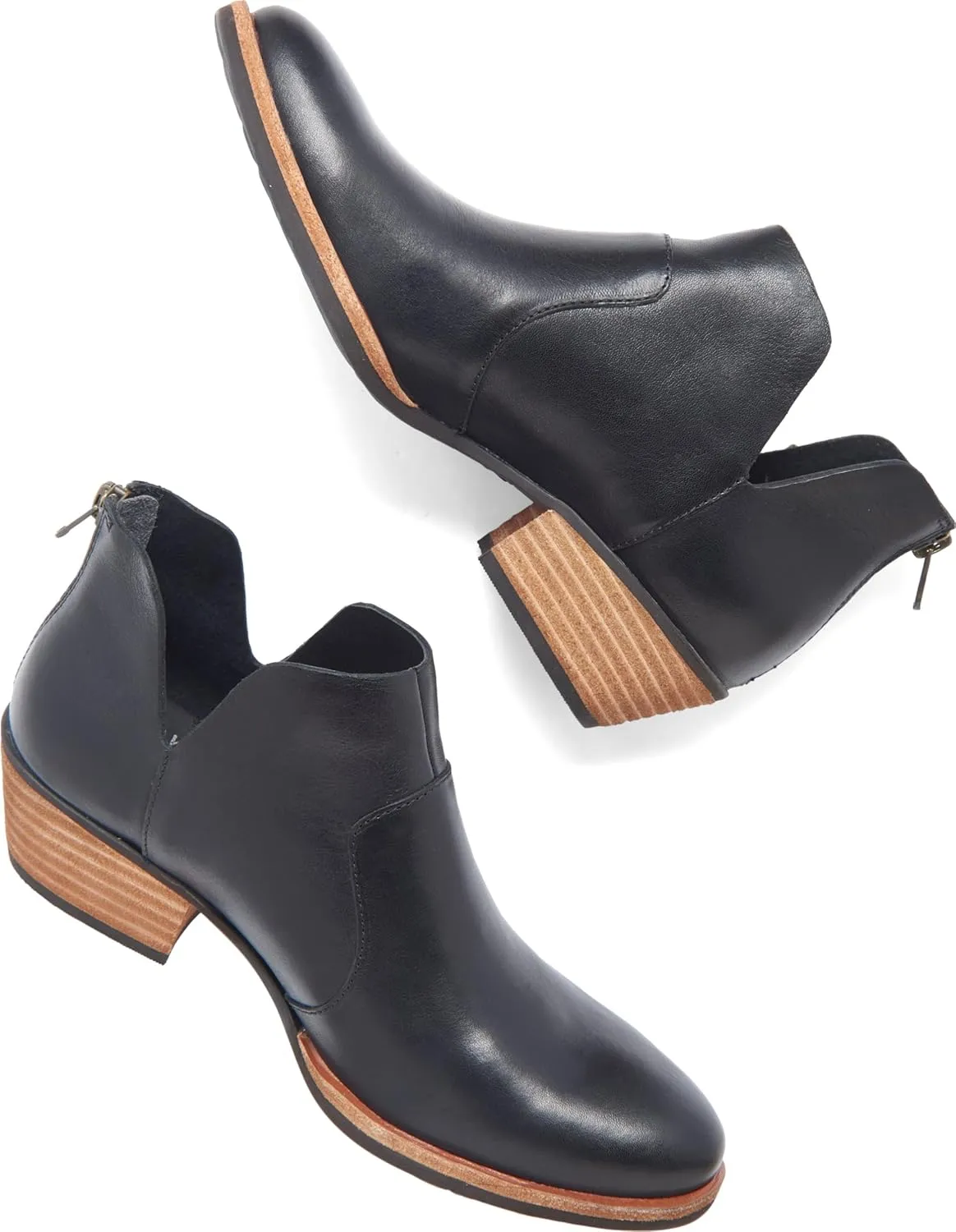 KORK-EASE Women's Skye Leather Ankle Bootie