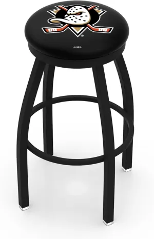 L8B2B Anaheim Ducks 25" Swivel Counter Stool with Black Wrinkle Finish