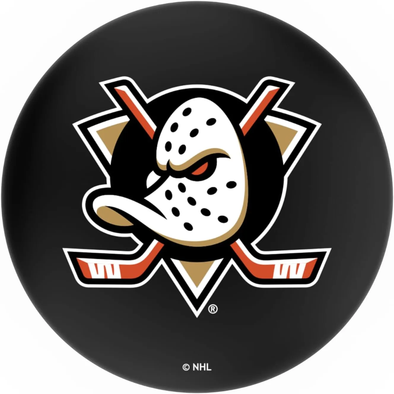 L8B2B Anaheim Ducks 25" Swivel Counter Stool with Black Wrinkle Finish