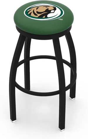 L8B2B Bemidji State 36" Swivel Bar Stool with Black Wrinkle Finish