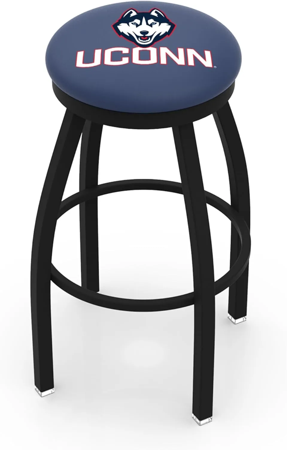 L8B2B Connecticut 30" Swivel Bar Stool with Black Wrinkle Finish