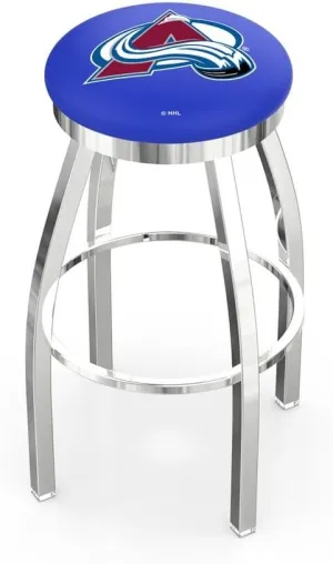 L8C2C Colorado Avalanche 30" Swivel Bar Stool with Chrome Finish