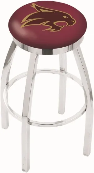 L8C2C Texas State 30" Swivel Bar Stool with Chrome Finish
