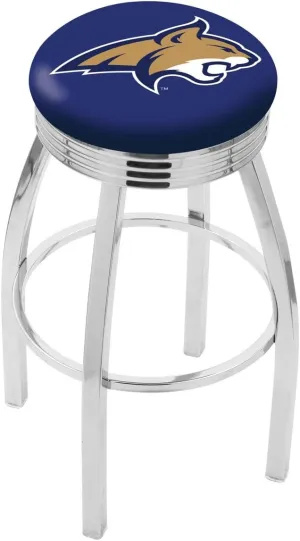 L8C3C Montana State 30" Swivel Bar Stool with Chrome Finish