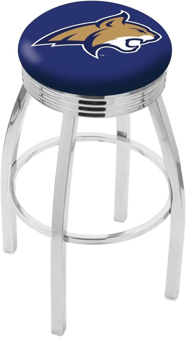 L8C3C Montana State 30" Swivel Bar Stool with Chrome Finish