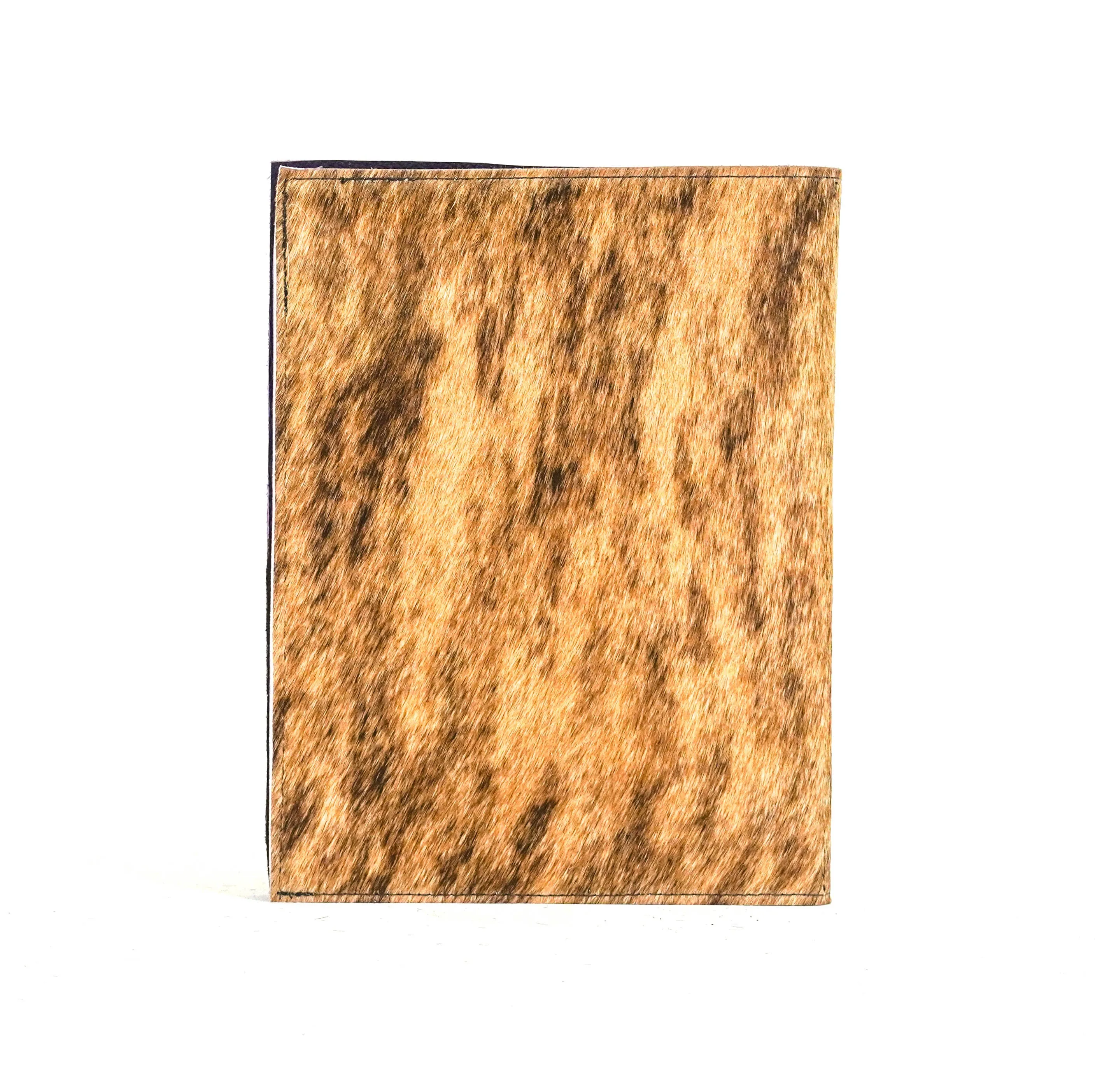 Large Notepad Cover - Brindle w/ Espresso Leopard