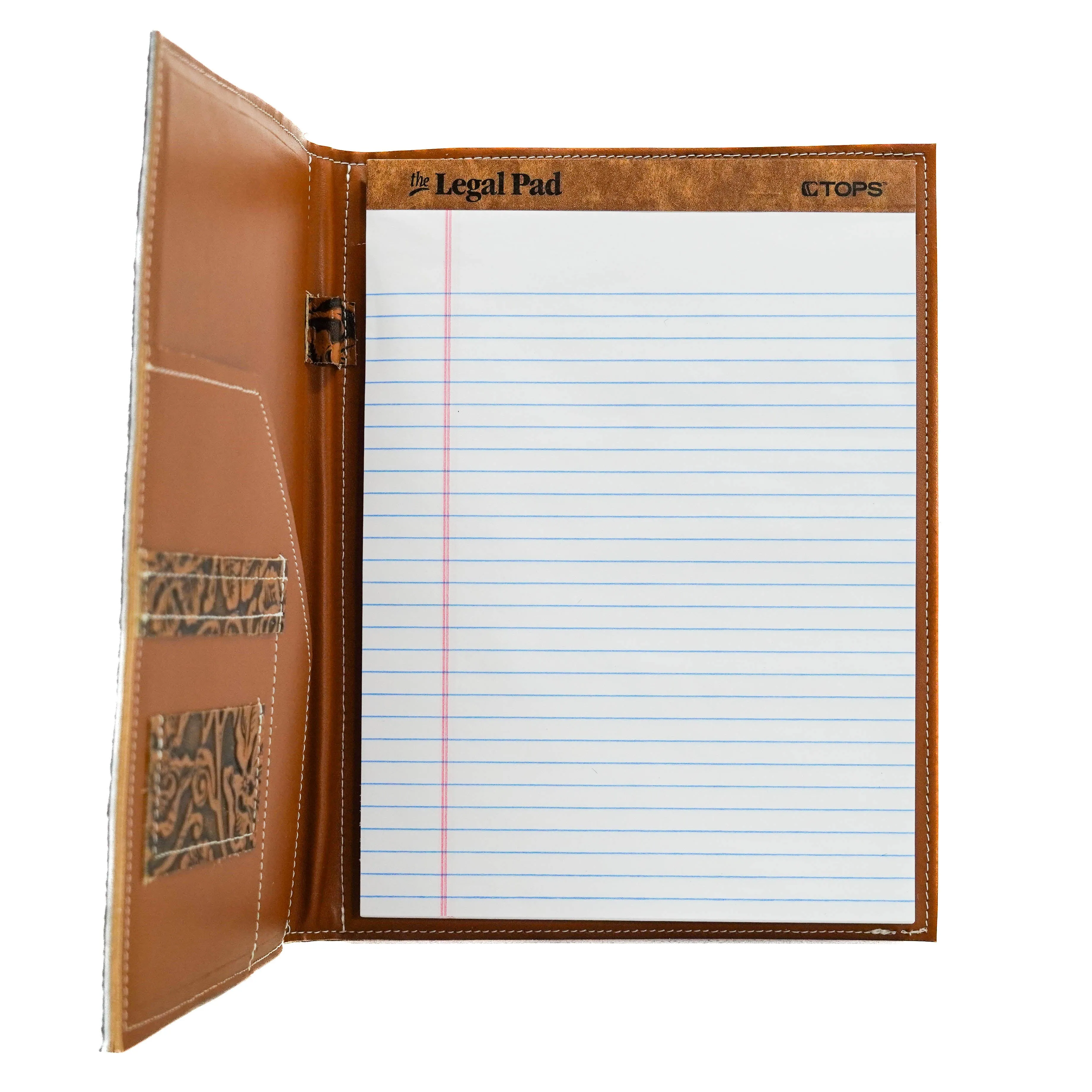 Large Notepad Cover - Tricolor w/ Honey Tool