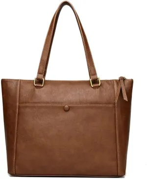 Large Tote Bag for Women Vegan Leather Tote Bag with Zipper Ladies Travel Work Purses and Handbags