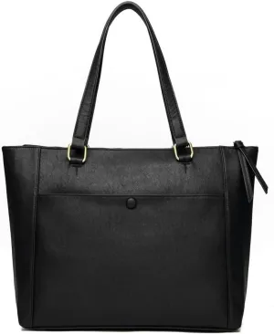Large Tote Bag for Women Vegan Leather Tote Bag with Zipper Ladies Travel Work Purses and Handbags