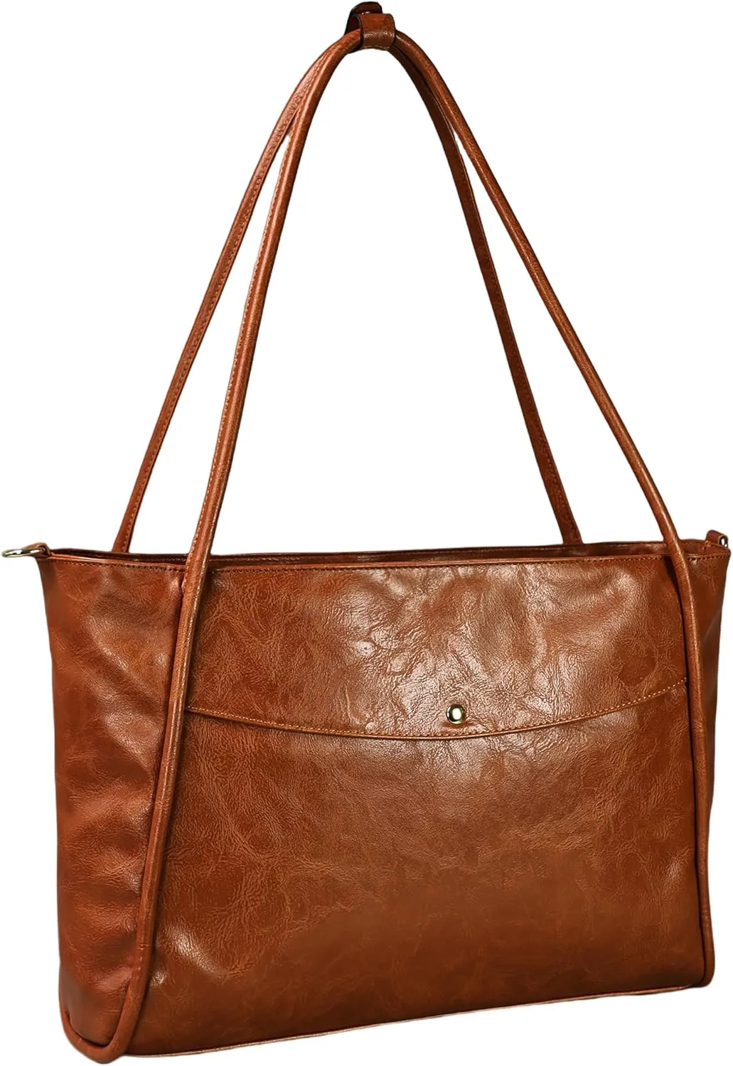 Large Tote Bag for Women Work with Zipper Vegan Leather Shoulder Bags Travel Hobo Bags for Women Weekender Bags