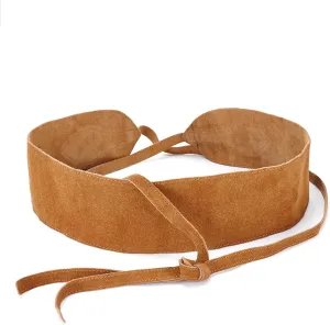 LASCANA Women's Wide Suede Belt