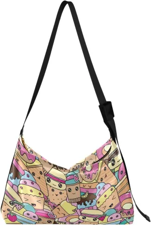 Leather Crossbody Shoulder Tote Bag for Women and Men W/Multi-pocket Casual Purse Messenger Bags Travel Work Multicolor 1