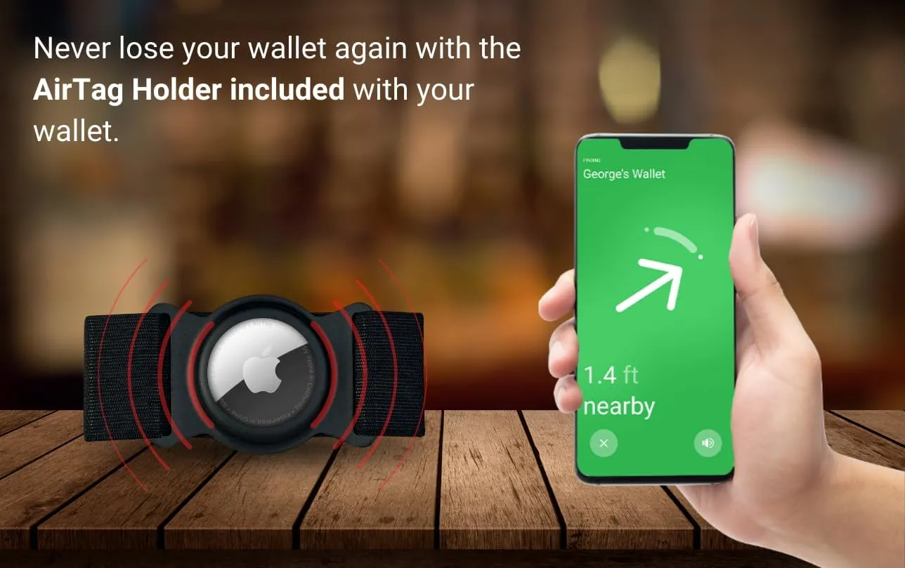 Leather RFID Wallet for Men – Slim Minimalist Front Pocket Wallet with Built-In Metal Cash Clip – Durable Brown Leather Card Holder for 16 Cards & Bills, RFID Protection (Brown, Cash Clip)