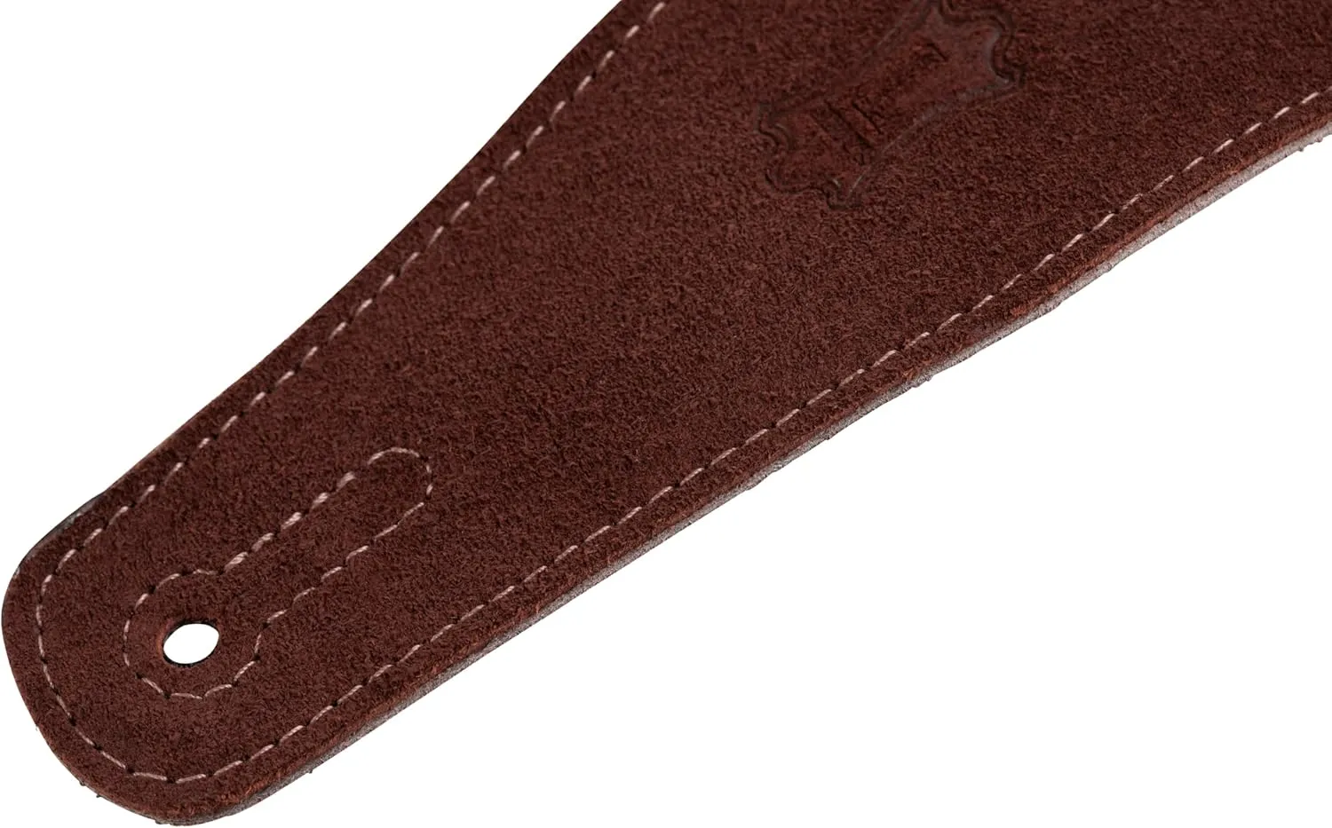 Levy's Leathers Simply Suede Series 2.5" Hand-Brushed Natural Dye Guitar Strap; Rust (MS26-RST)
