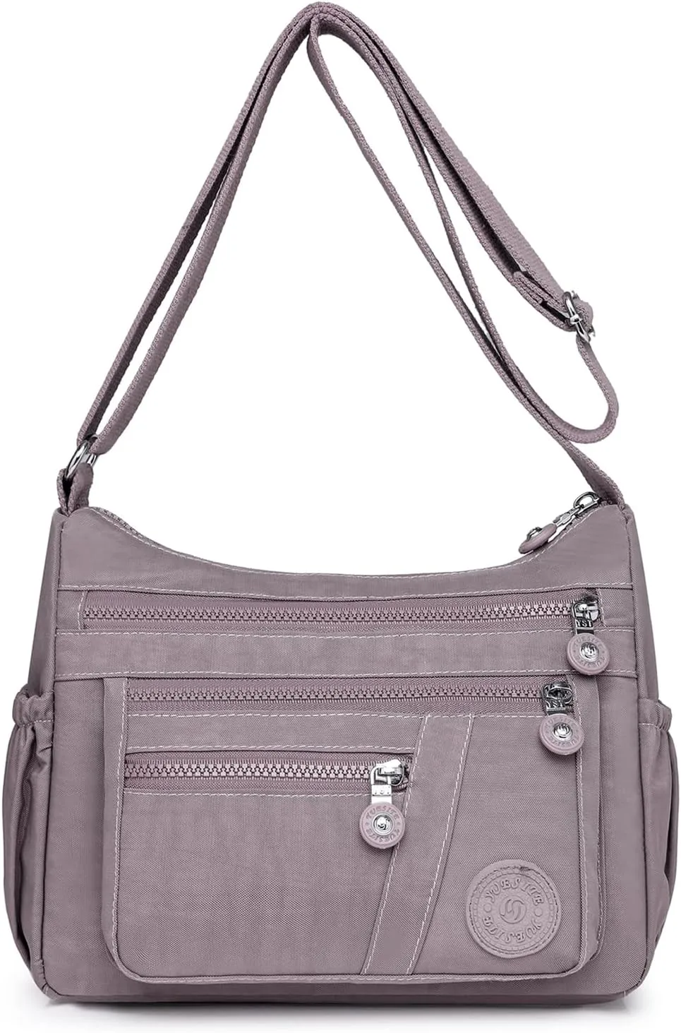 Lightweight Crossbody Bag for Women Shoulder Bag Stylish Nylon Messenger Purse Tote Bag Organizer for Travel