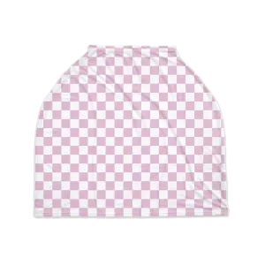Lilac Checks Nursing Cover