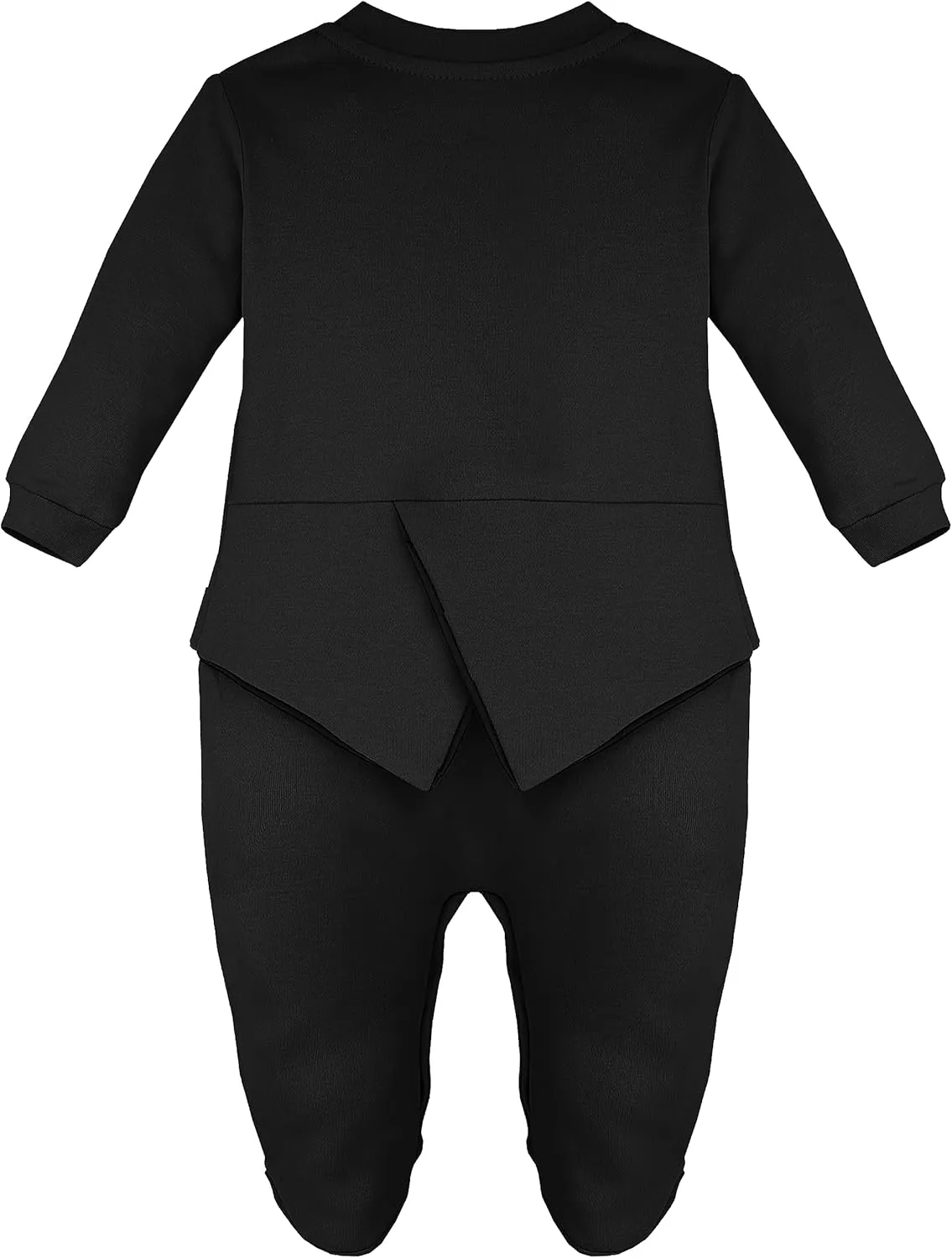 Lilax Baby Boy Gentleman Tuxedo Footie Christmas Holiday Outfit with Bow Tie